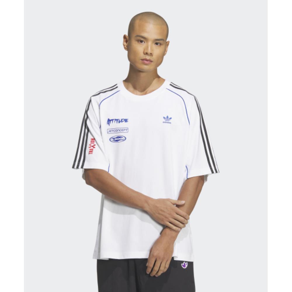Tシャツ・カットソー adidas Moto Graphic Tee White JL8419