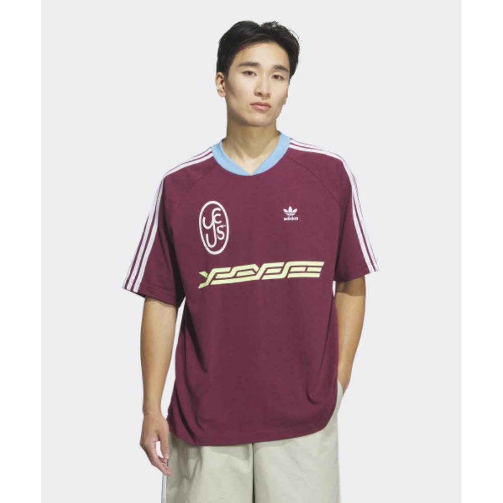 Tシャツ・カットソー adidas adidas x YESEYESEE T-Shirt Burgundy JN5821