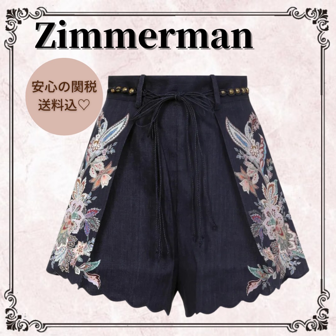 関税込♥*Zimmerman*リアノン リネンショートパンツ