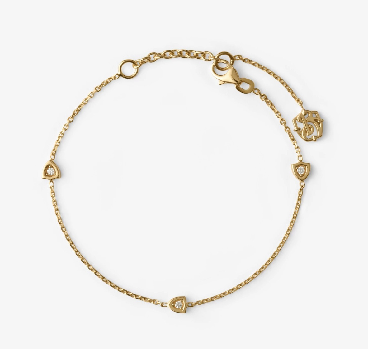 【日本完売】Burberry バーバリー Shield Chain ブレスレット