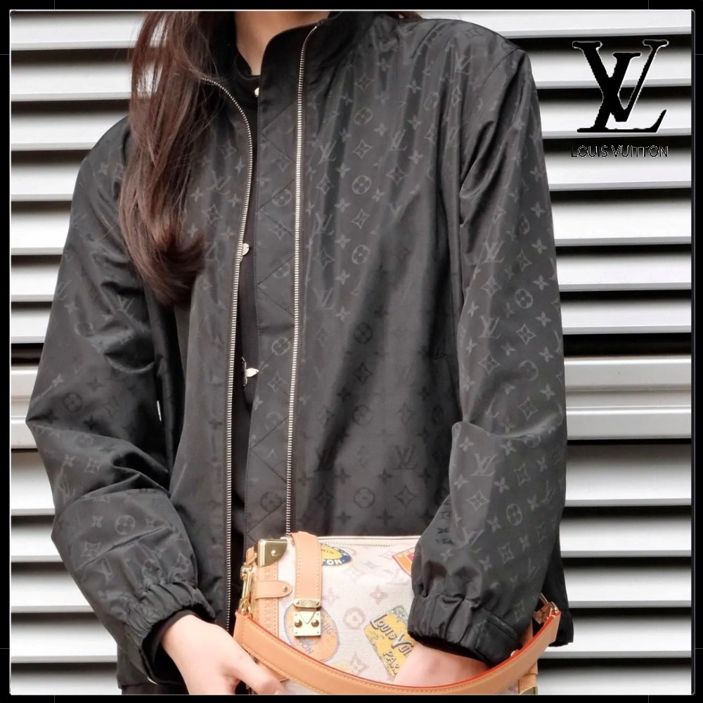 【シンプル】Louis Vuitton モノグラム ジップアップ ジャケット