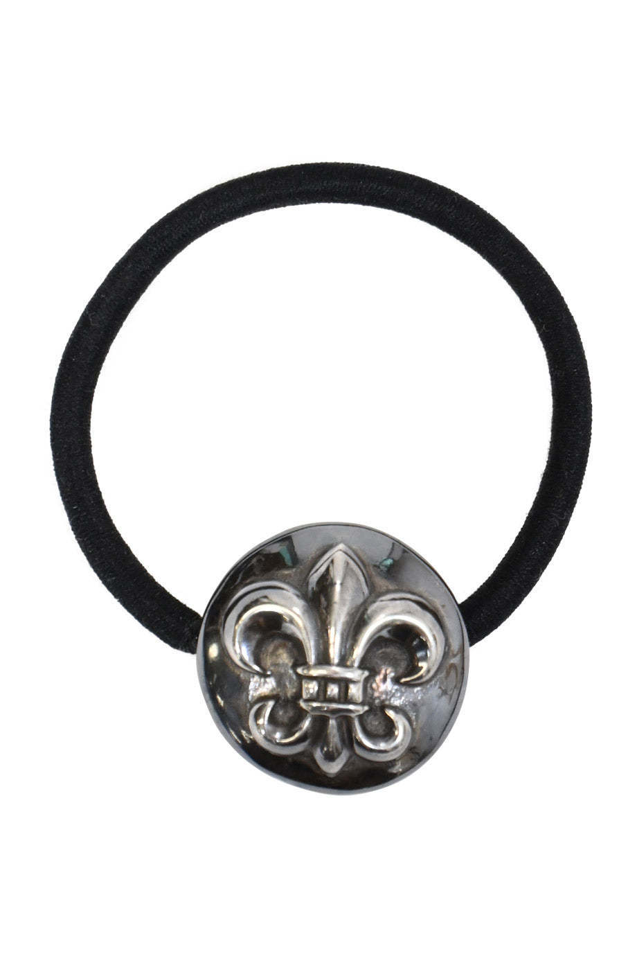 【Chrome Hearts】Sterling round Fleur hair tie【ランク:A】
