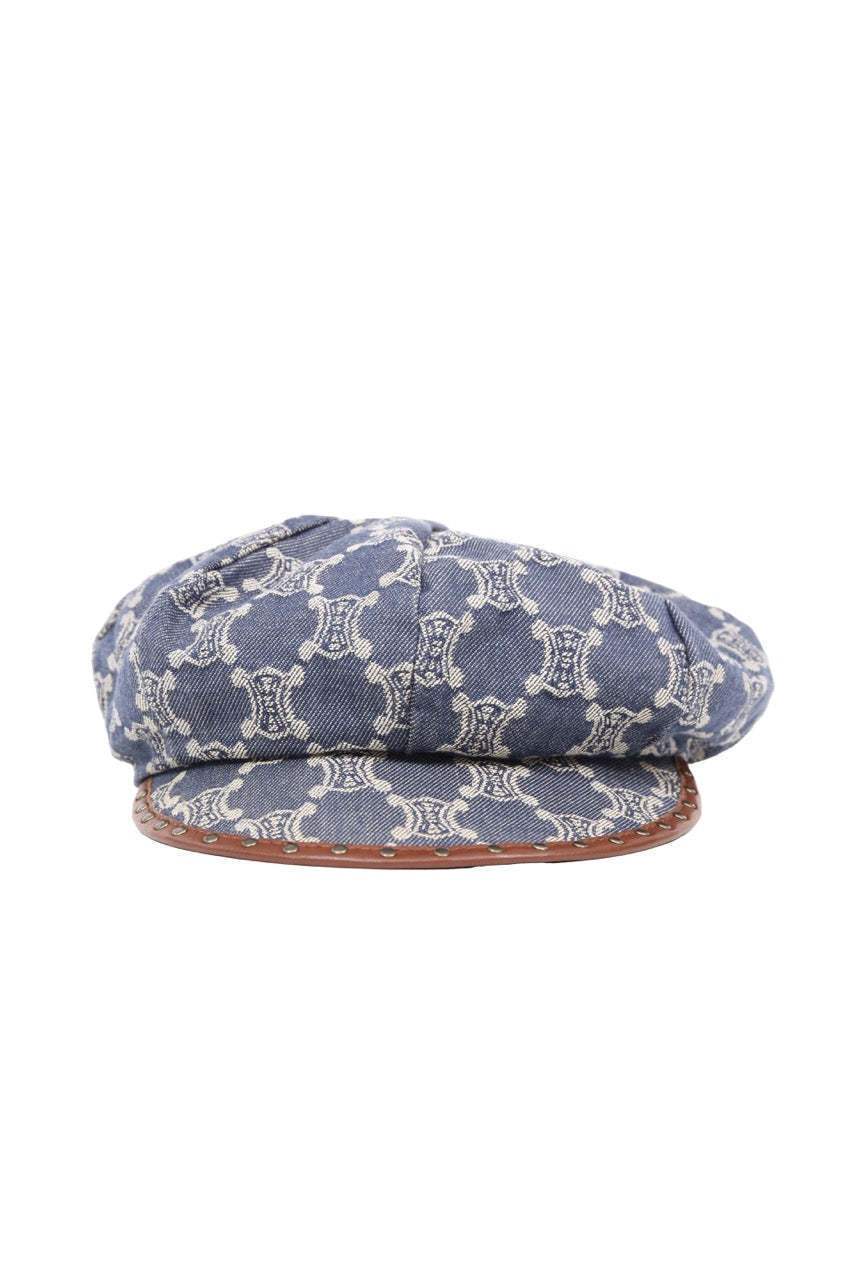 【CELINE】Blue cotton denim Macadam Casquette【ランク:Ａ】