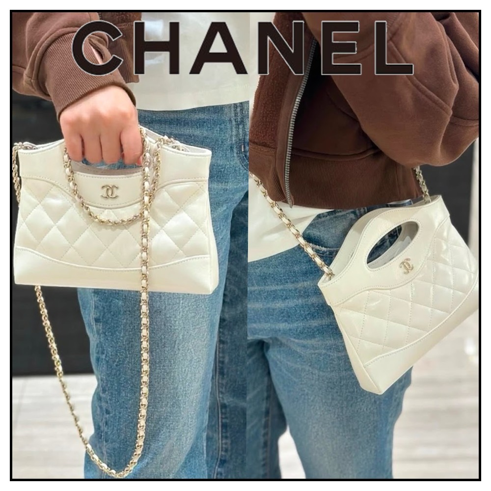 大人気♡CHANEL 31 ナノ ショルダーバッグ ホワイト