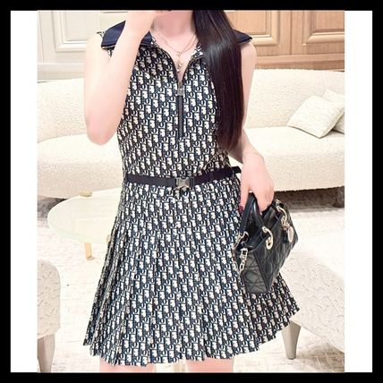 ネイビー（紺）系 Dior(ディオール) ワンピース(レディース