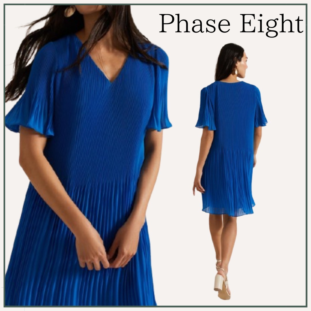 【在庫わずか】Phase Eight / annabel プリーツドレス