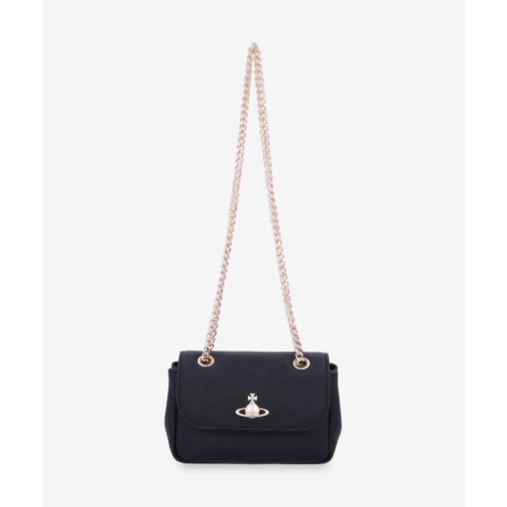 ★Vivienne Westwood★ Small Pulse Chain Crossbody Bag Black