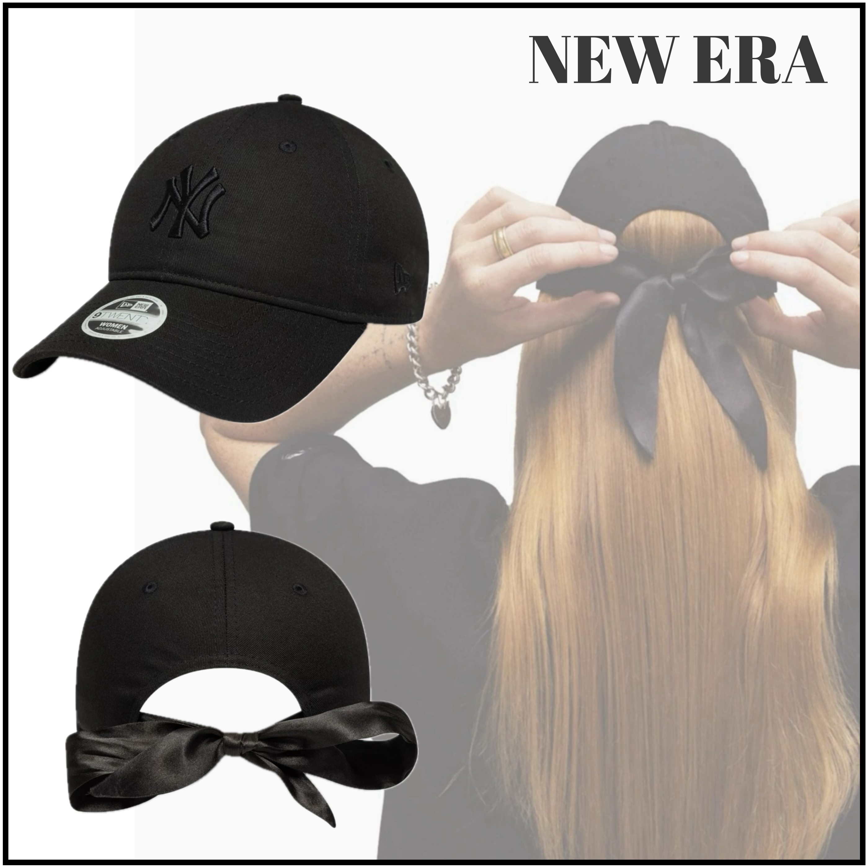 ◆ NEW ERA ◆ ヤンキース バックリボン 9TWENTY キャップ ◆
