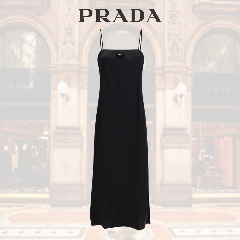 VIPSALE【PRADA】ロングスリップドレス