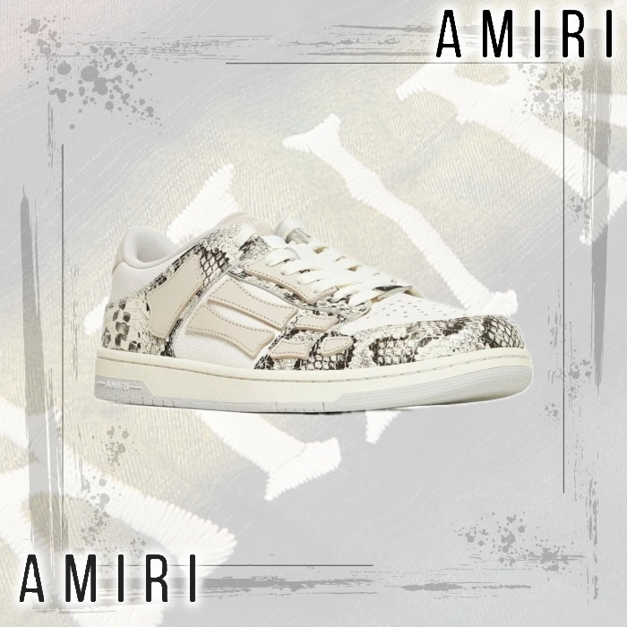 AMIRI★スネークスケルスニーカー