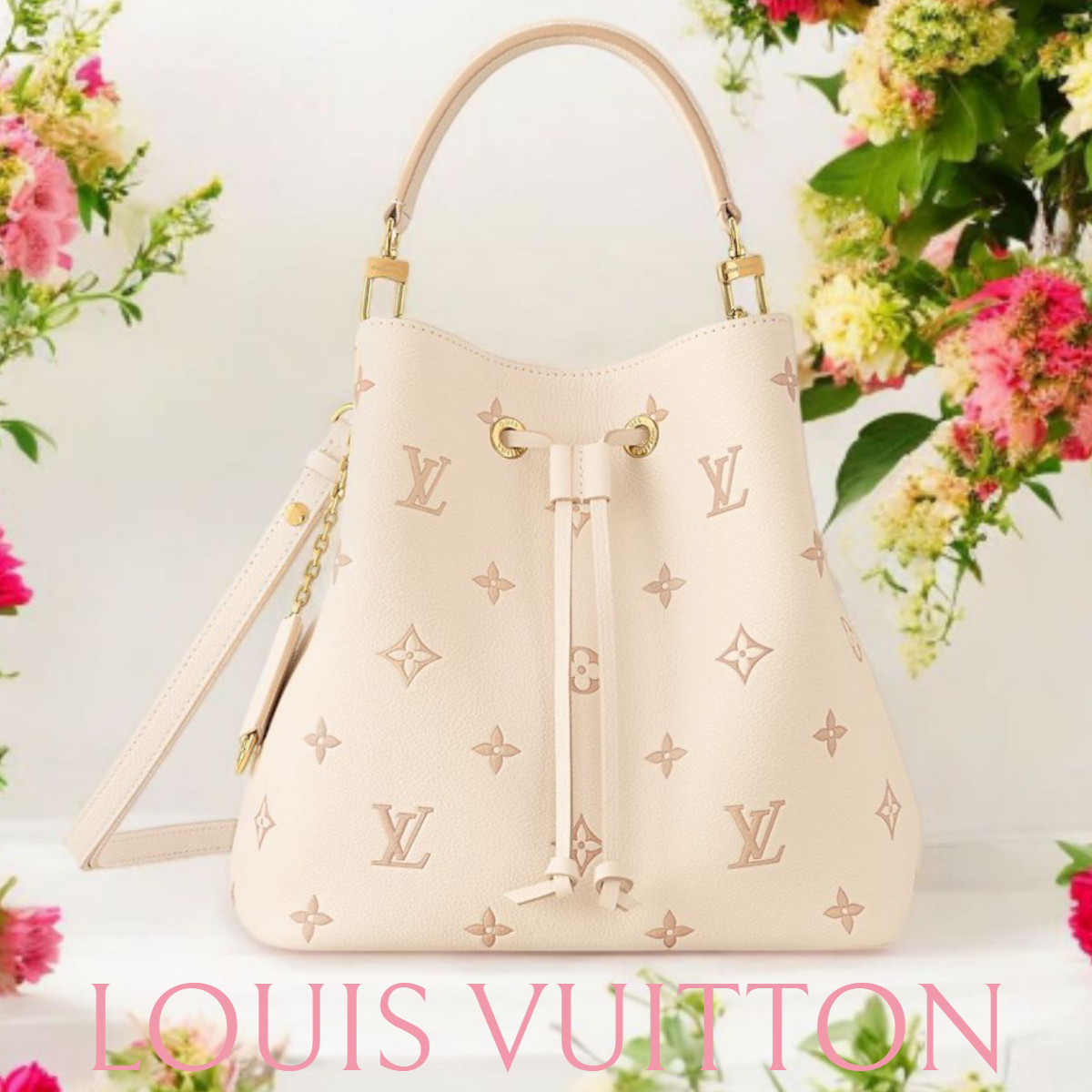 新色*LV*ネオノエ MM エデン モノグラムバケットバッグ M14401