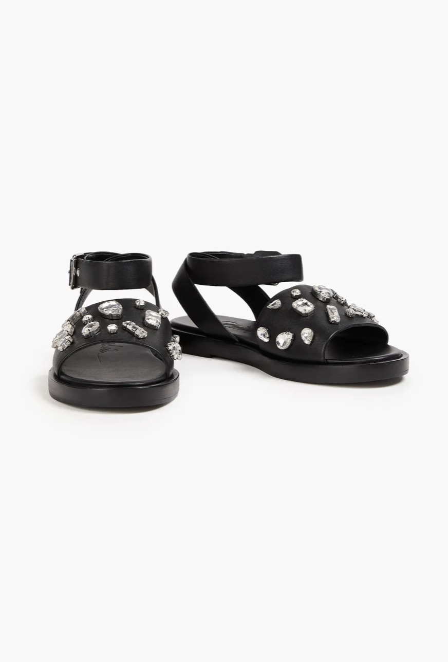 *3.1 Phillip Lim* クリスタルレザーサンダル