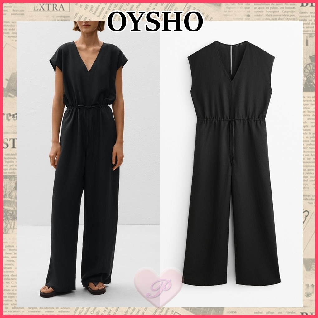 【OYSHO】リネンジャンプスーツ