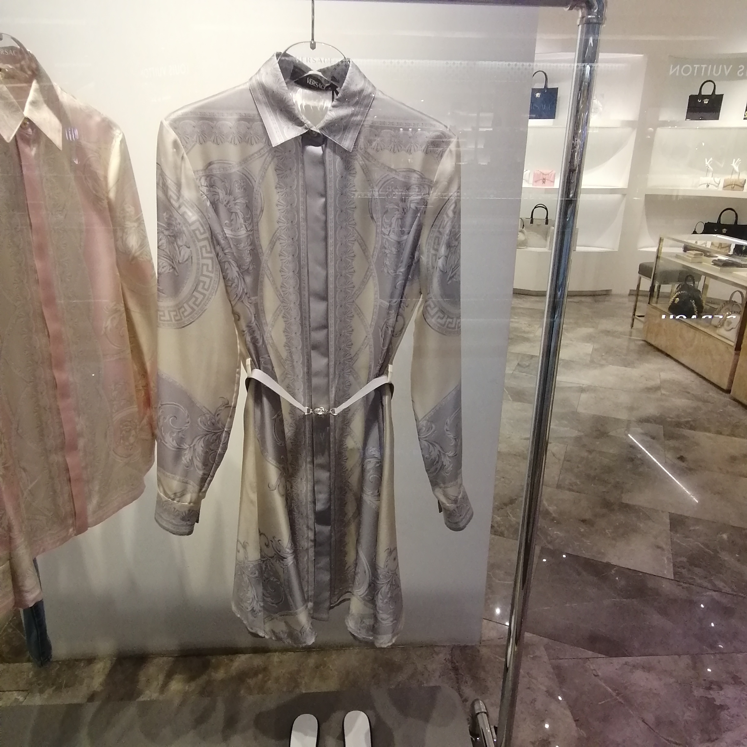 VERSACE☆La Coupe des Dieux ミニシャツドレス