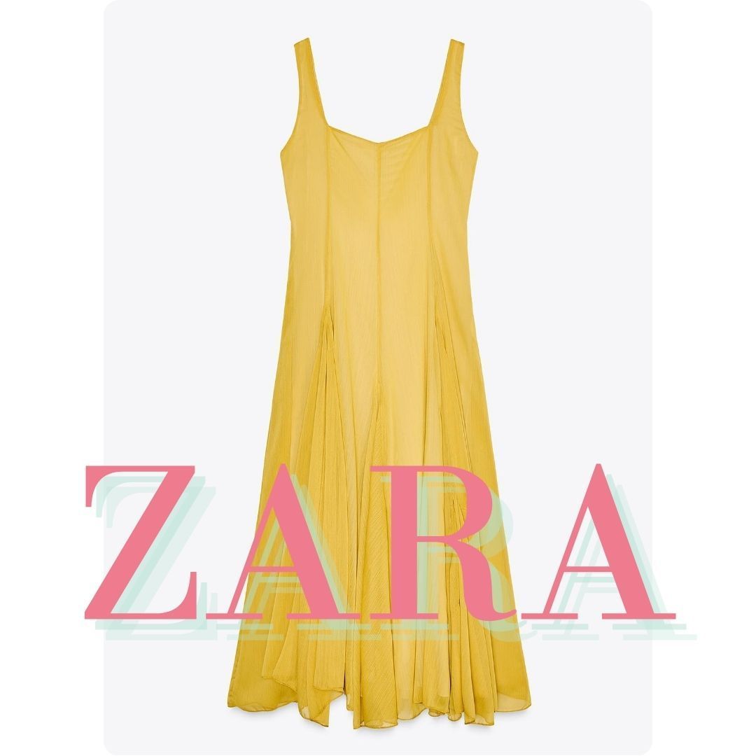 ZARA ZW COLLECTION ミディワンピース 3024/375