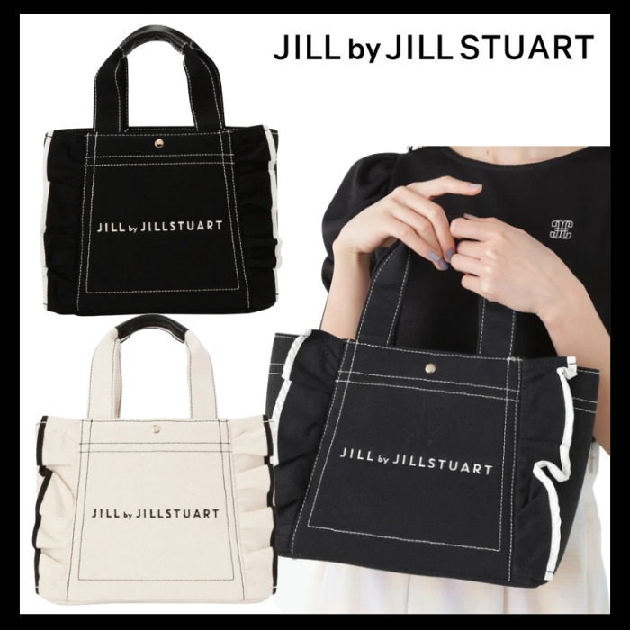 すぐ届く【JILL by JILL STUART】フリルトートバッグ 小 国内