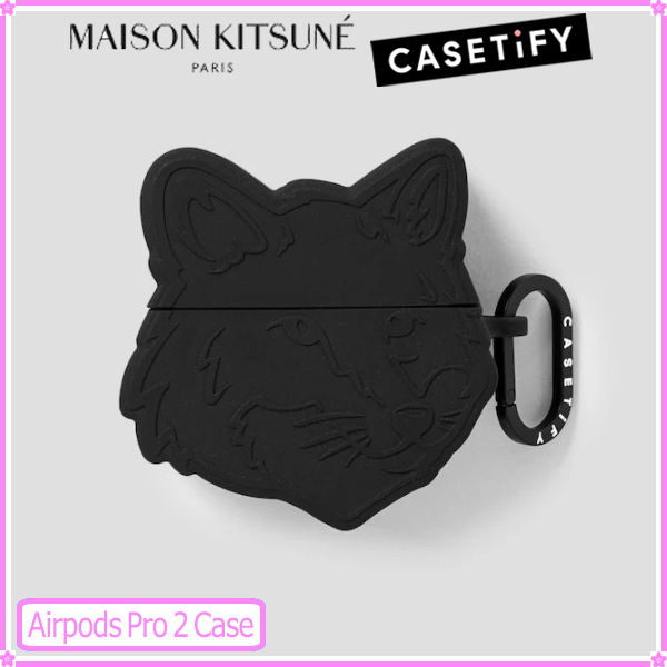 【MAISON KITSUNE】Bold Fox Head 3D Airpods Pro 2 Case