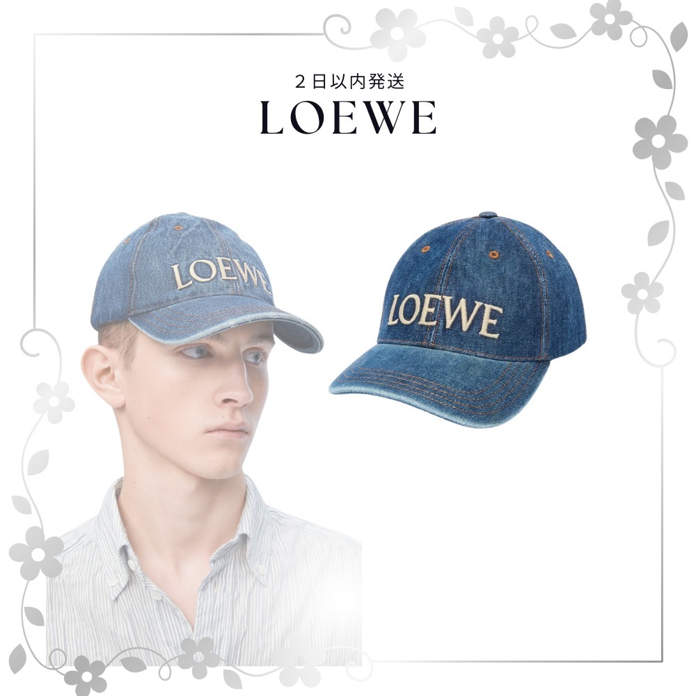 【LOEWE】 Denim cap デニム LOEWE ロエベ キャップ(デニム) (LOEWE/キャップ) K820358X49
