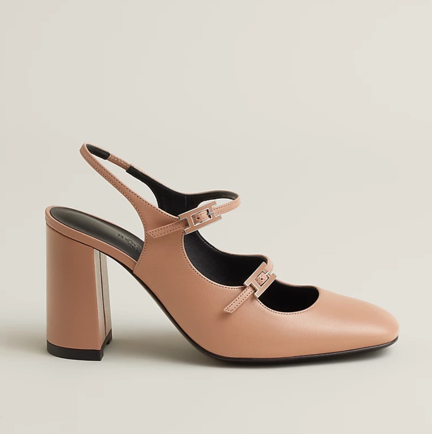 フェミニン【HERMES】《Jackie》 90 パンプス