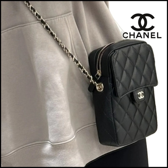 【コンパクト】◆CHANEL◆ フォーンホルダー