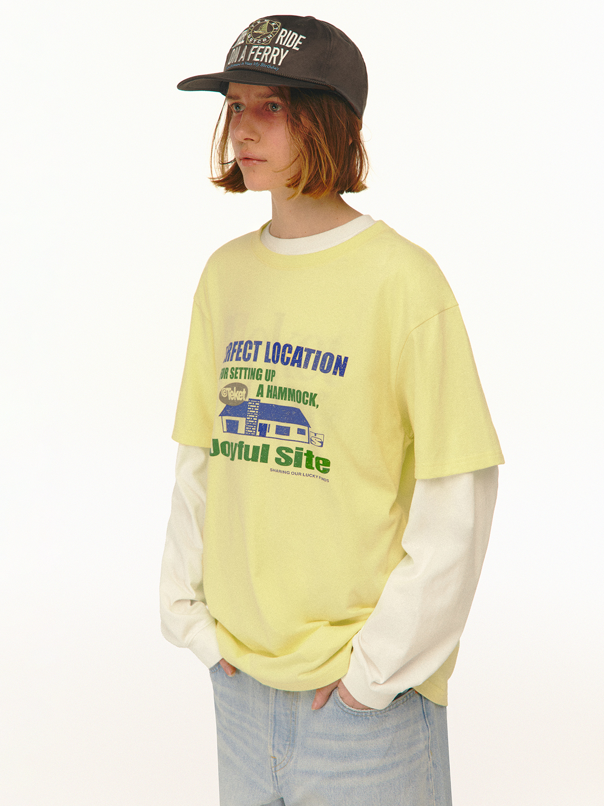 [teket] / ☆ 25SS Joyful Tee / Yellow