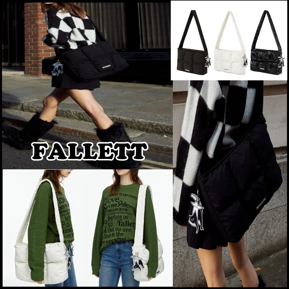 ★早期完売★FALLETT★NERO BADGE PADDED BAG★日本未入荷★