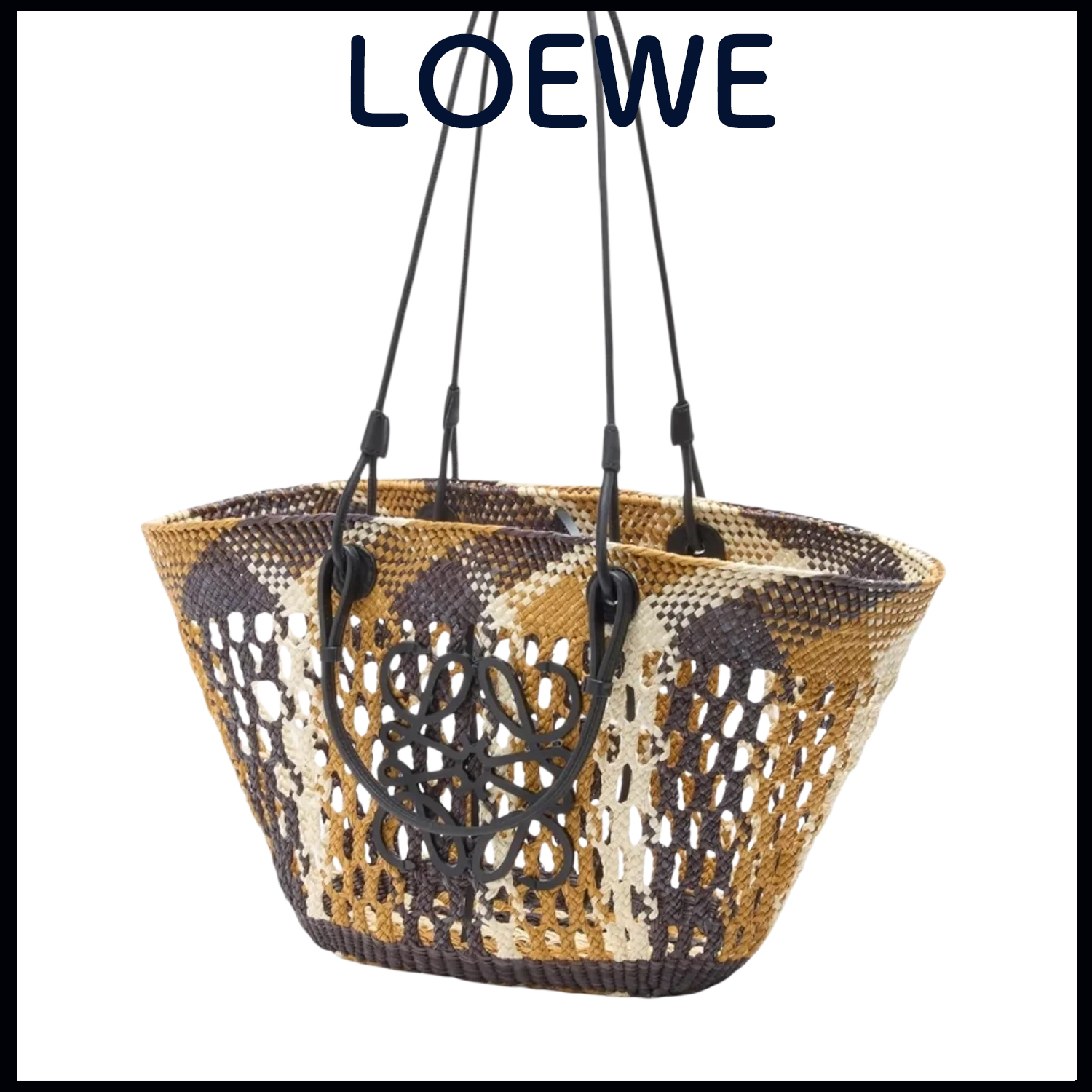 LOEWE ミディアム アナグラム バスケット▲A223T43X75
