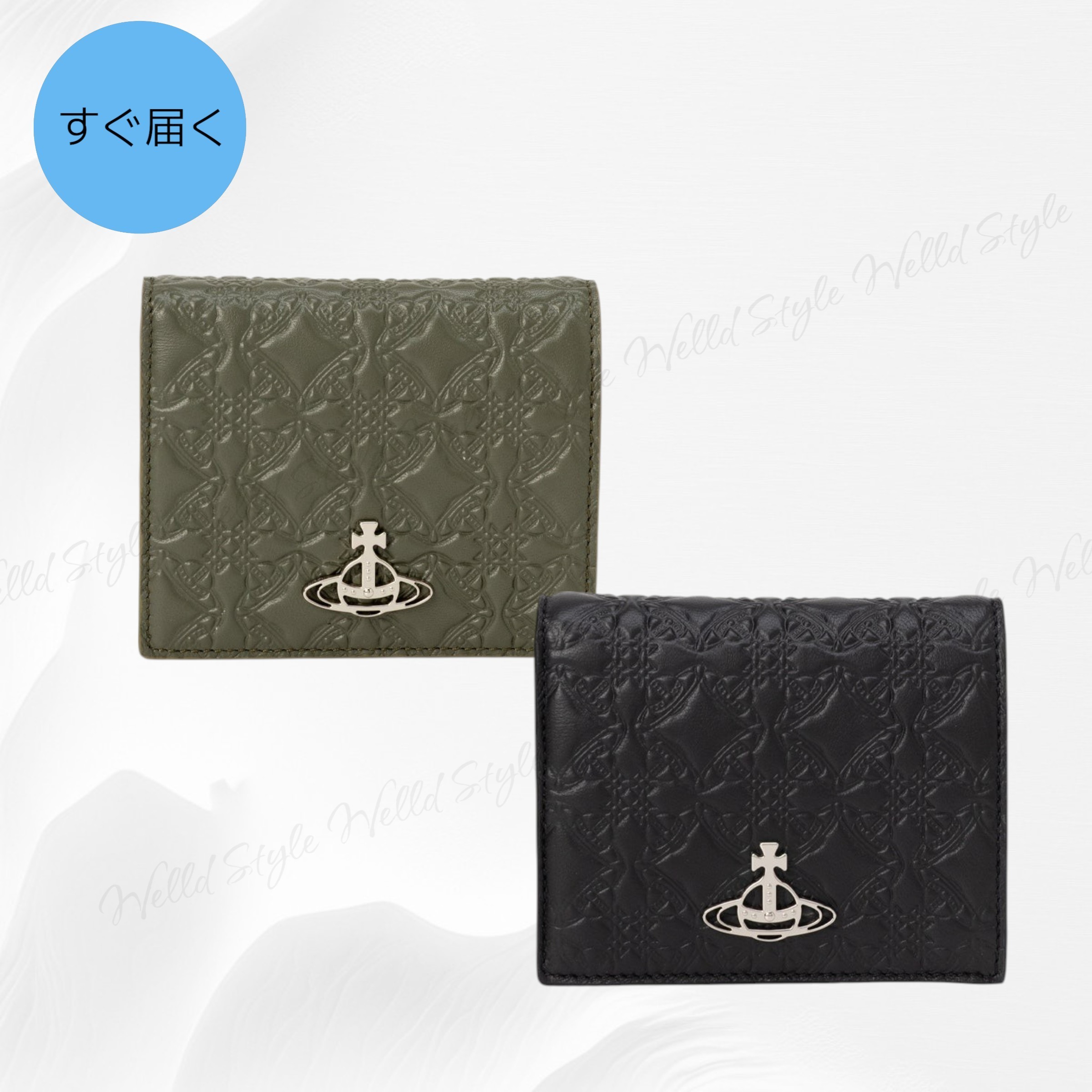 国内発送・すぐ届く【Vivienne Westwood】 二つ折りミニ財布