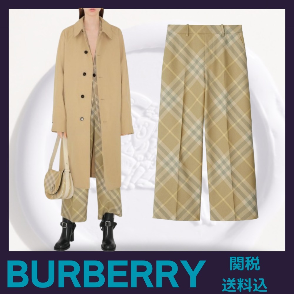 新作☆【BURBERRY】ウールパンツ