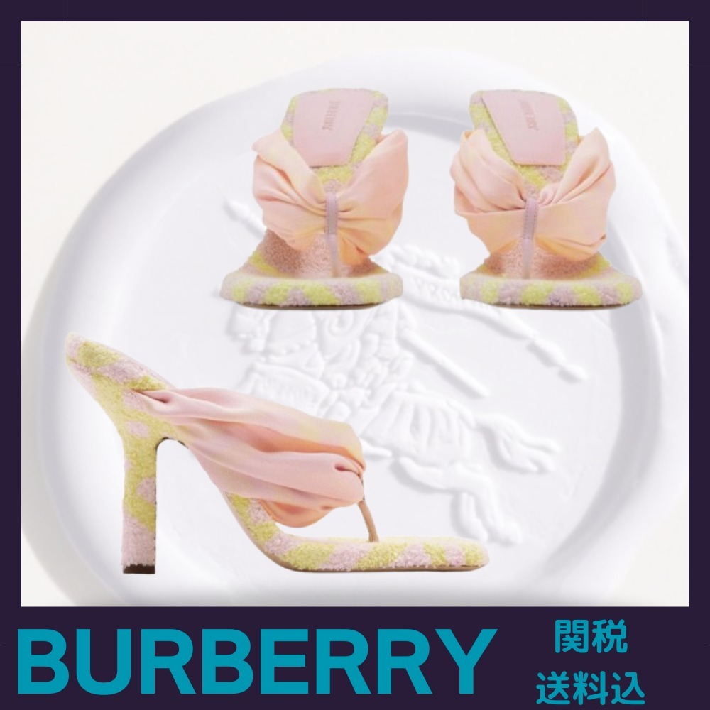 新作☆【BURBERRY】プールチェックサンダル