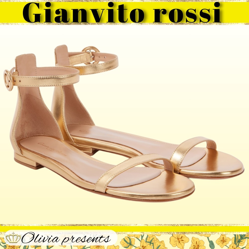 Gianvito Rossi>>レザーサンダル