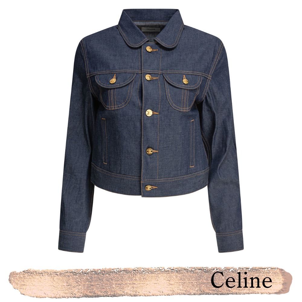 Celine☆関税込☆2025春夏 4ポケット デニムジャケット