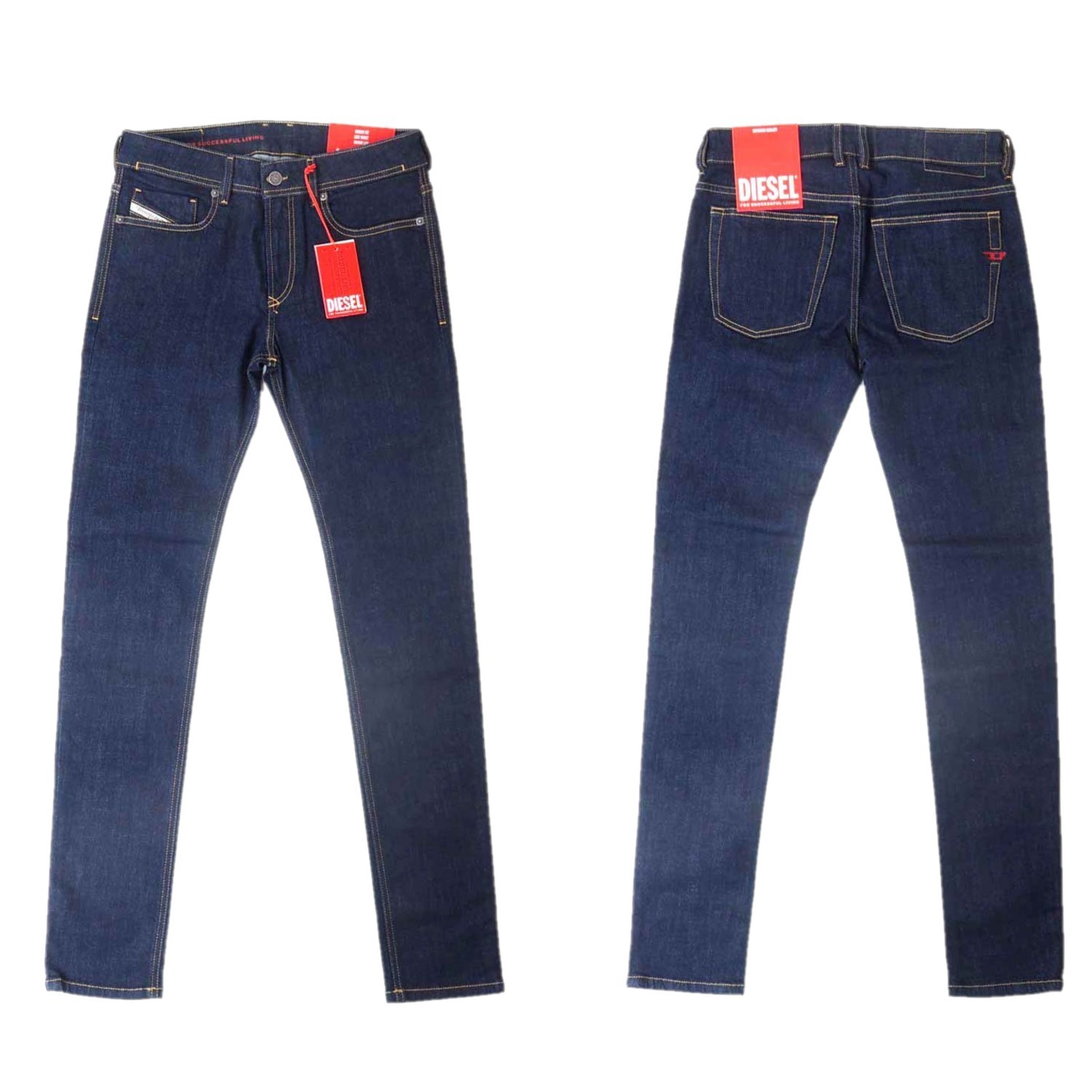 DIESEL SLEENKER Z9C17 ウォッシュ ストレッチ スキニー デニム