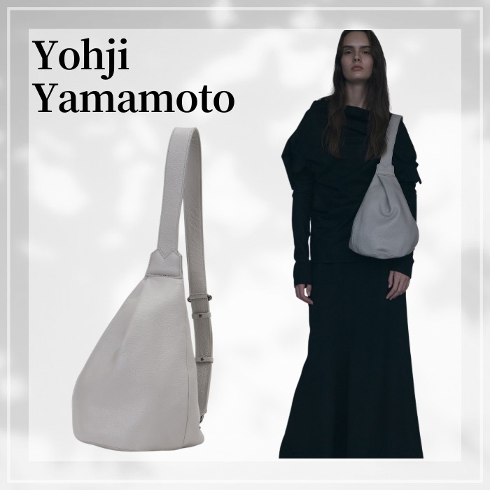 Yohji Yamamoto ☆ Y BODYBAG(S) ライトグレー ワンショルダー