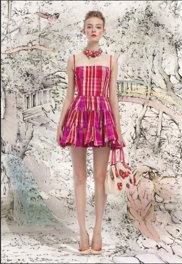 最終SALE! RED VALENTINO Plaid Dress