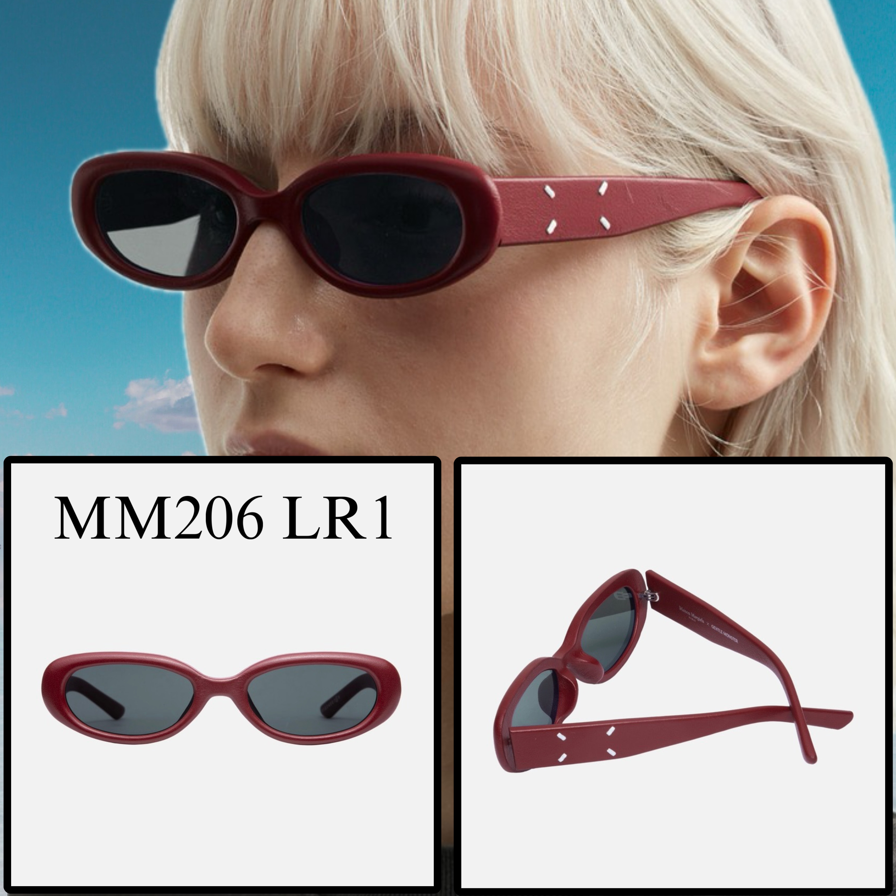 コラボ★Maison Margiela×Gentle Monster★MM206LR1 サングラス