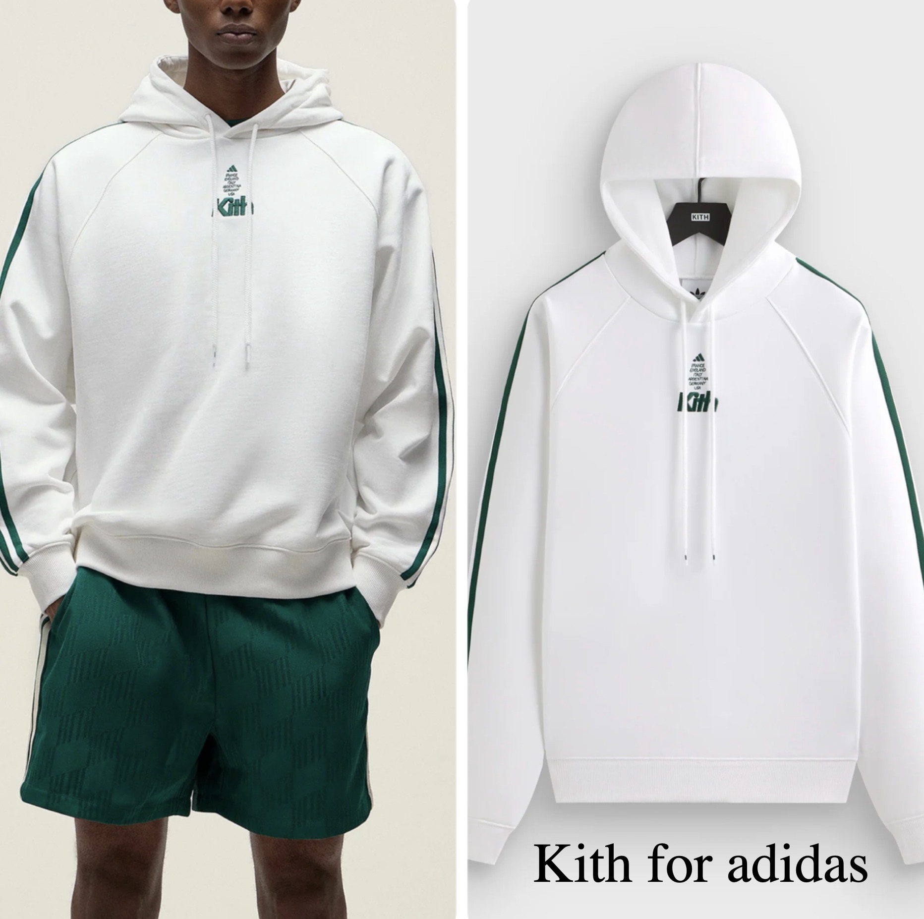 【KITH NYC】Kith for adidas フットボールパーカー 国内発送