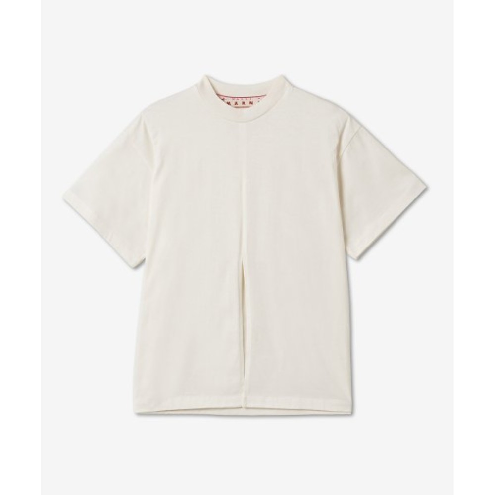 ★MARNI★ No Bacon Crop Short Sleeve T-Shirt White THJE0309A