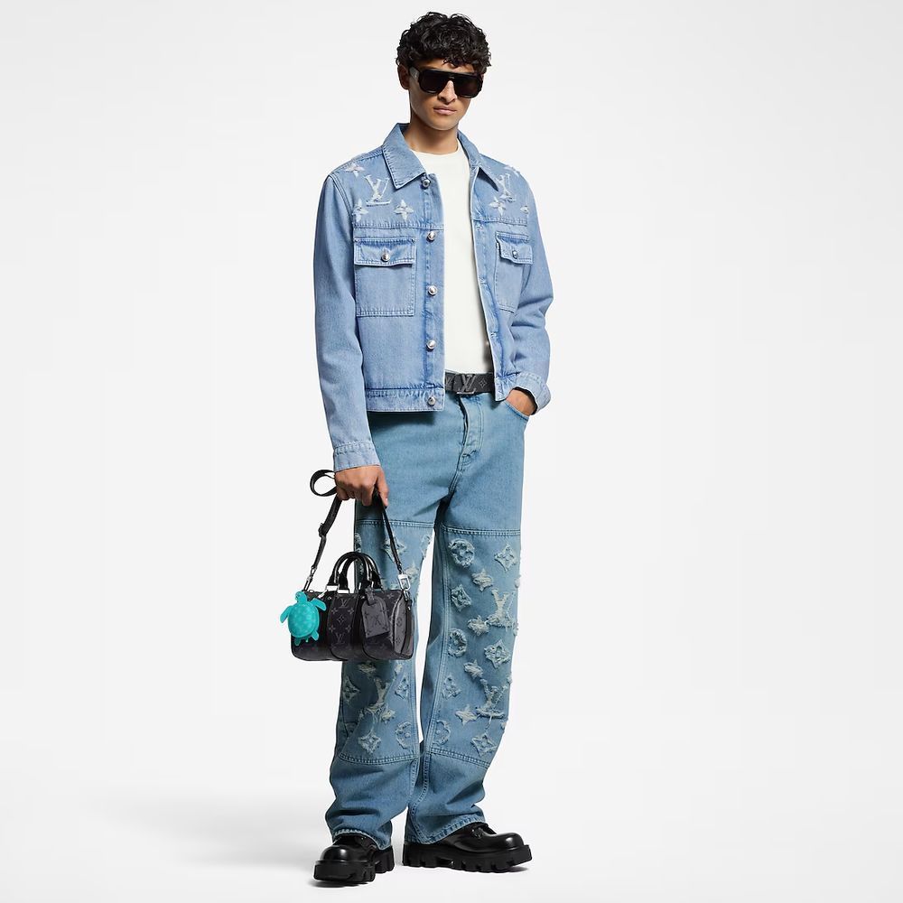 《コンパクトでお洒落♪》LV キーポル バンドリエール 25