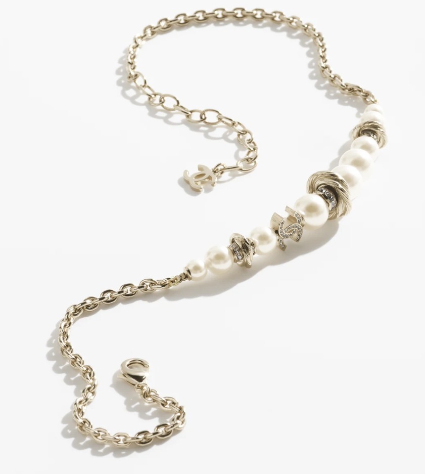 《パールとココマークが輝く♪》CHANEL ネックレス CCロゴ