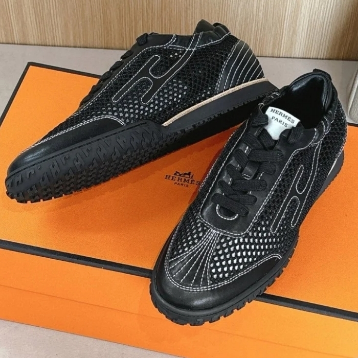HERMES エルメス ジェット スニーカー ブラック