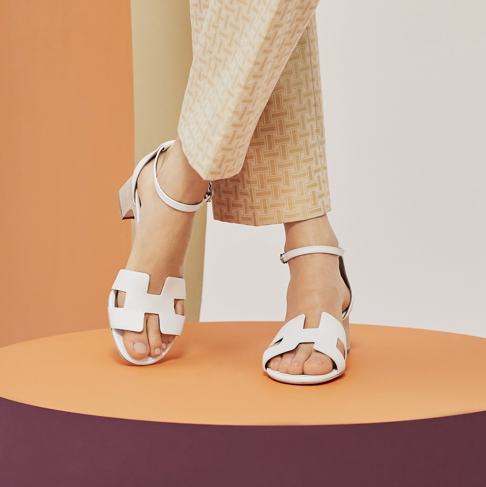 【大人気◆Hカット♪】HERMES 《アンサン》Encens 50 サンダル