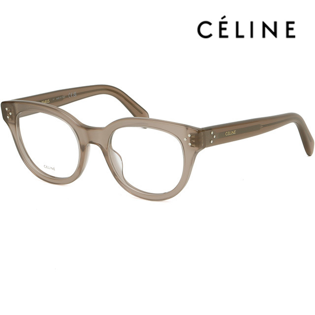 メガネ Celine Glasses CL50109I 045 Transparent Brown Square