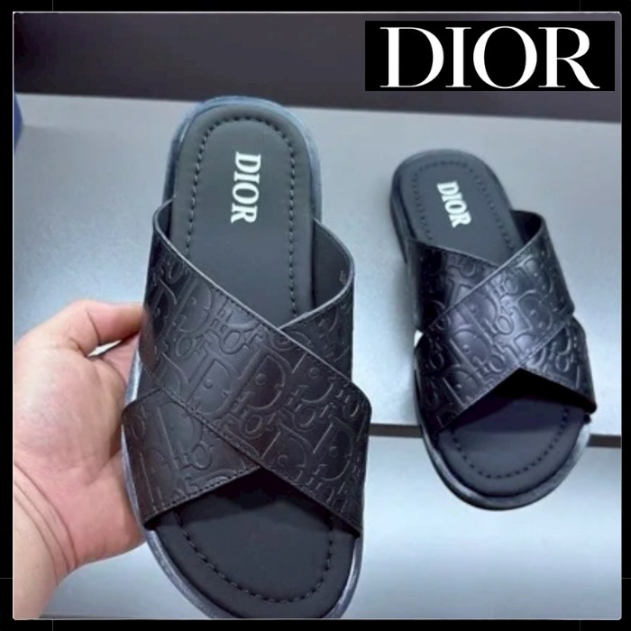 【大人クール】ディオール Dior Alias レザー サンダル