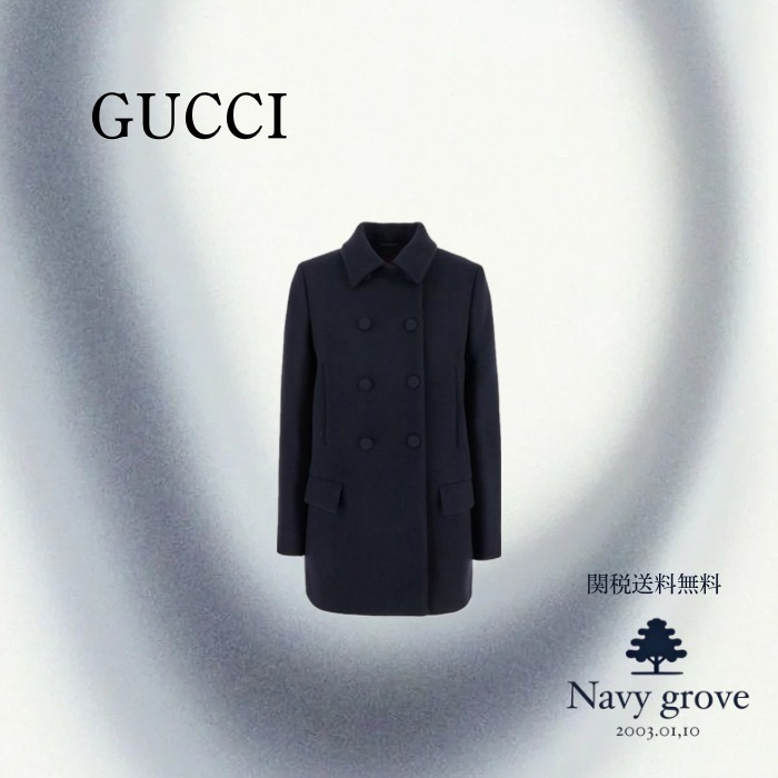 GUCCI グッチ Batavia Double Wool コート