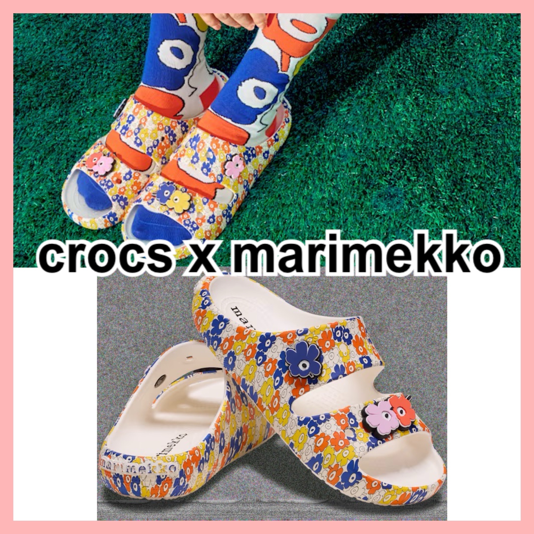 関税込【Marimekko x crocs】Classic Sandal ウニッコ 花柄
