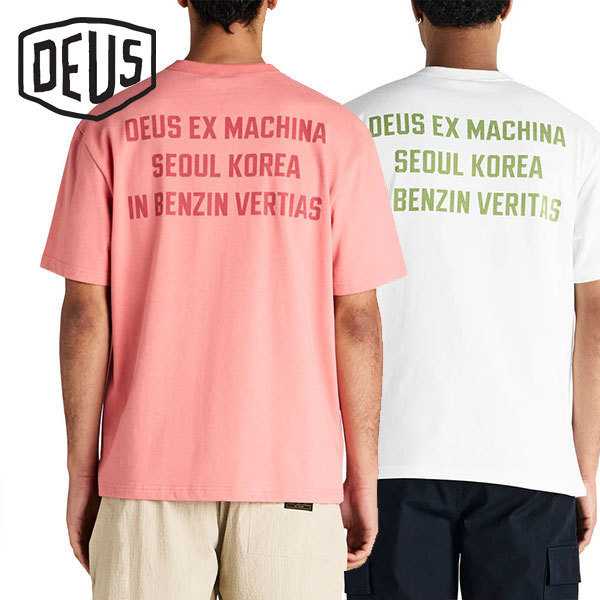 Deus Ex Machina☆HEMLOCK TEE ロゴバックプリント 半袖 Tシャツ