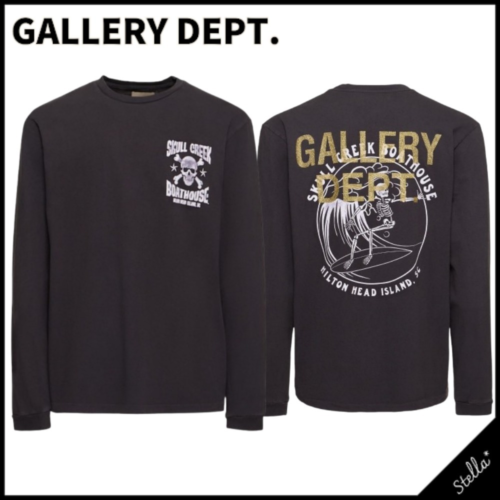関税送料込み■GALLERY DEPT■Skull Creek 長袖Tシャツ