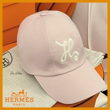 【ワンポイントかわいい♪】HERMES 《セレナ》 キャップ