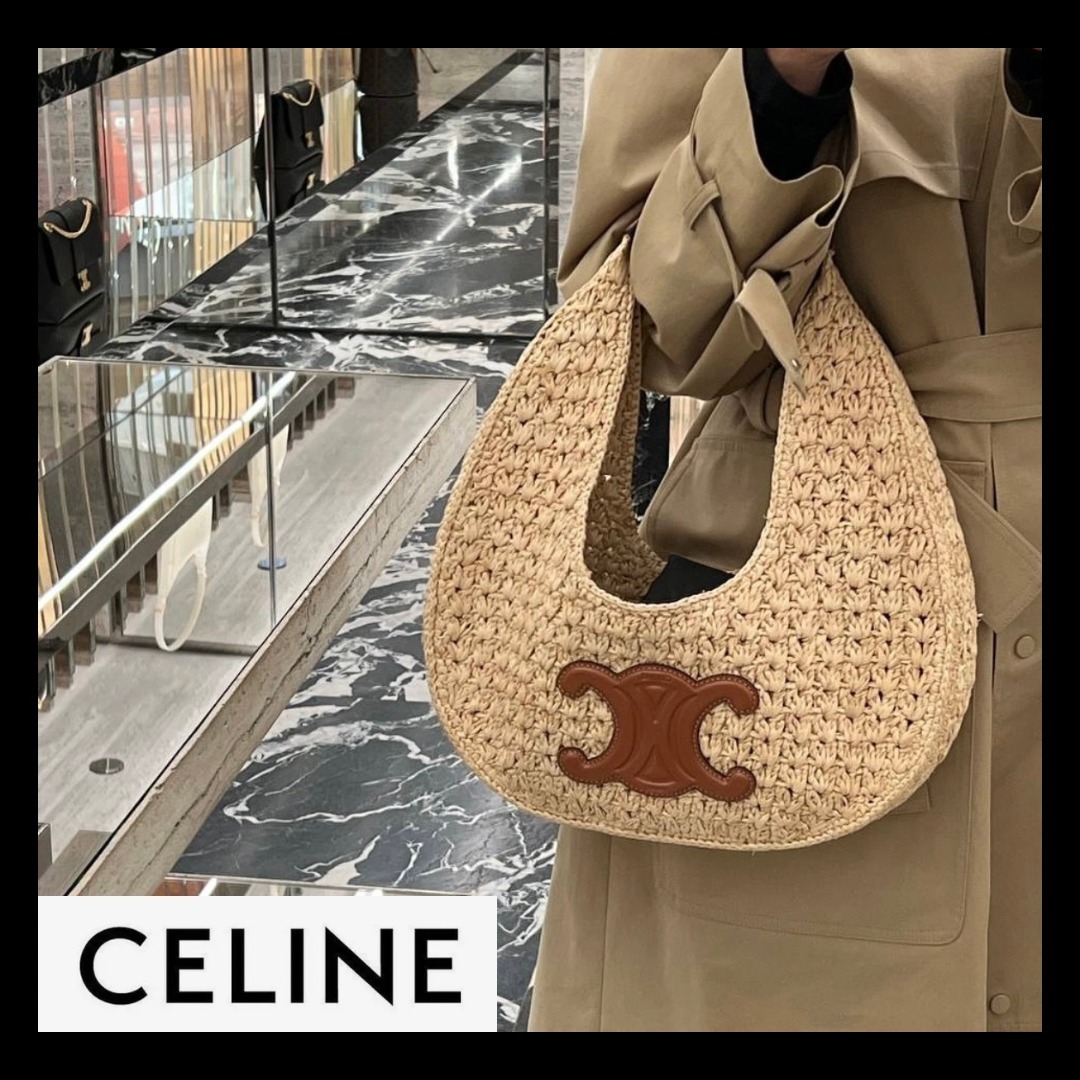 【CELINE】 新作 UN ETE CELINE クラシック パニエ ホーボー